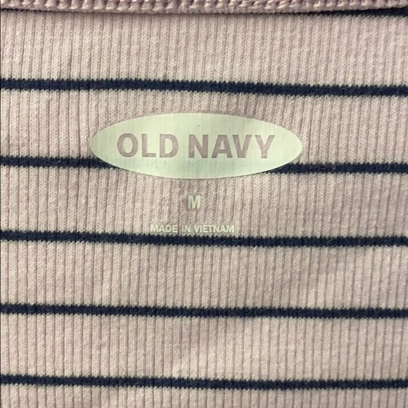 Lavender striped Old Navy shirt - Picture 3 of 3